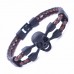 Bratara Miro Skull Black Brown